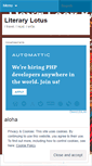 Mobile Screenshot of literarylotus.com